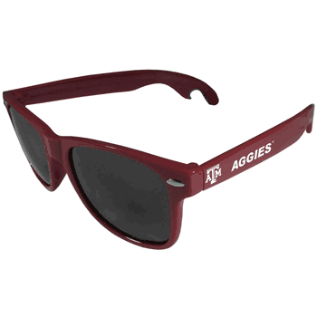 Texas A&M Aggies Beachfarer Bottle Opener Sunglasses, Maroon