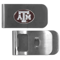 Texas A&M Aggies Bottle Opener Money Clip
