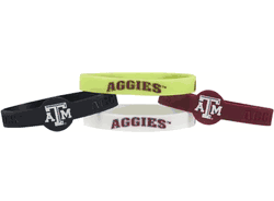 Texas A&M Aggies Bracelets - 4 Pack Silicone