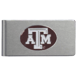 Texas A&M Aggies Brushed Metal Money Clip
