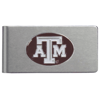 Texas A&M Aggies Brushed Metal Money Clip