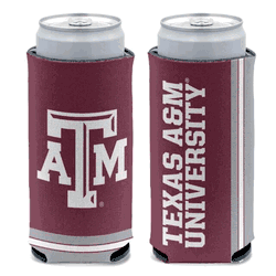 Texas A&M Aggies Can Cooler Slim Can Design