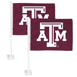 Texas A&M aggies Car Flag Large 1pc 11" x 14"