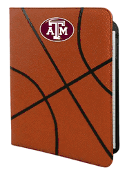 Texas A&M Aggies Classic Basketball Portfolio - 8.5 in x 11 in