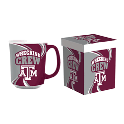 Texas A&M Aggies Coffee Mug 14oz Ceramic with Matching Box