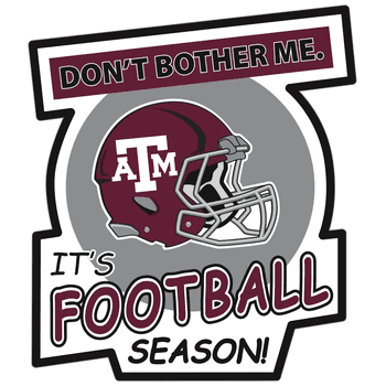 Texas A&M Aggies Don't Bother Me Auto Decal