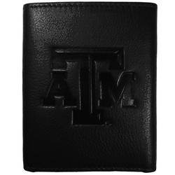 Texas A&M Aggies Embossed Leather Tri-fold Wallet