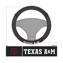 Texas A&M Aggies Embroidered Steering Wheel Cover