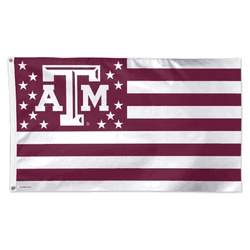 Texas A&M Aggies Flag 3x5 Deluxe Style Stars and Stripes Design