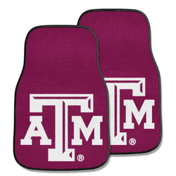 Texas A&M Aggies Front Carpet Car Mat Set - 2 Pieces