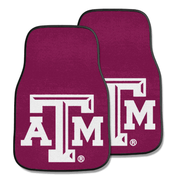 Texas A&M Aggies Front Carpet Car Mat Set - 2 Pieces