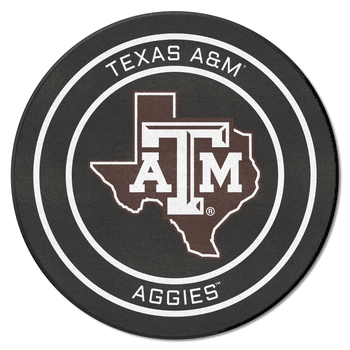 Texas A&M Aggies Hockey Puck Rug - 27in. Diameter