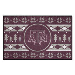 Texas A&M Aggies Holiday Sweater Starter Mat Accent Rug - 19in. x 30in.