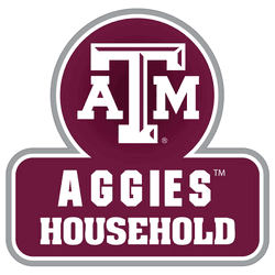 Texas A&M Aggies Household Auto Decal