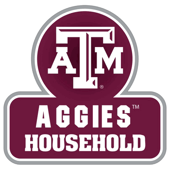 Texas A&M Aggies Household Auto Decal