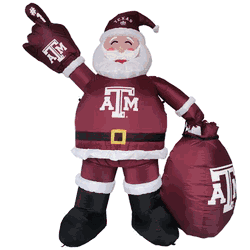 Texas A&M Aggies 7 FT Inflatable Santa