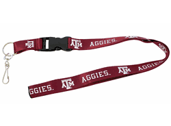 Texas A&M Aggies Lanyard - Breakaway with Key Ring