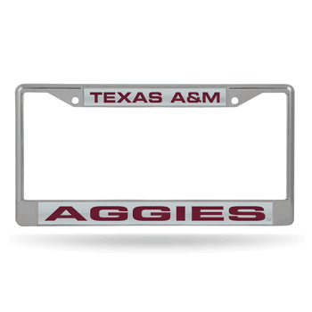 Texas A&M Aggies Laser Chrome Frame