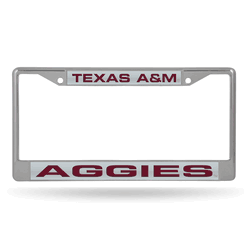 Texas A&M Aggies Laser Chrome Frame