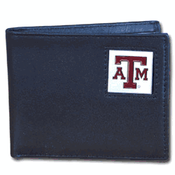 Texas A&M Aggies Leather Bi-fold Wallet