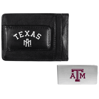 Texas A&M Aggies Leather Cash & Cardholder & Money Clip