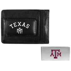 Texas A&M Aggies Leather Cash & Cardholder & Money Clip