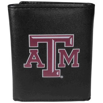 Texas A&M Aggies Leather Tri-fold Wallet, Large Logo