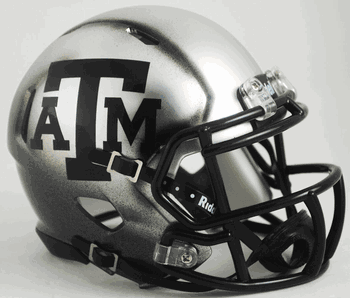 Texas A&M Aggies NCAA Mini Speed Football Helmet Ice Hydro Paint