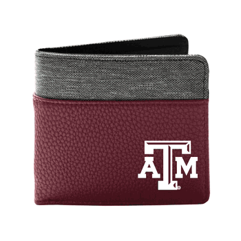 Texas A&M Aggies Pebble BiFold Wallet MARN