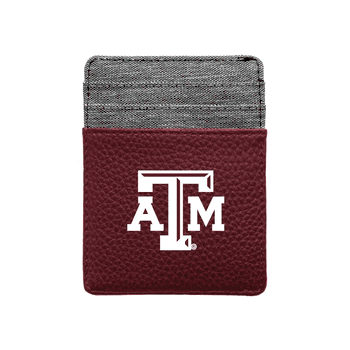Texas A&M Aggies Pebble Front Pocket Wallet MARN