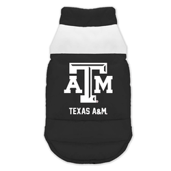 Texas A&M Aggies Pet Parka Puff Vest Extra Small