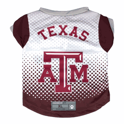 Texas A&M Aggies Pet Performance Tee Shirt Xtra Large