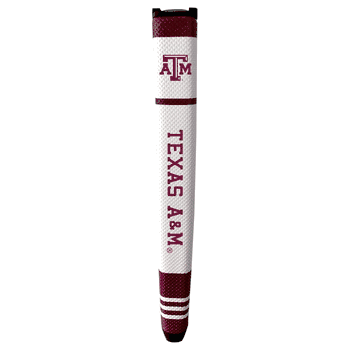 Texas A&M Aggies Putter Grip (White with colored stripes)