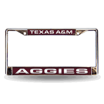 Texas A&M Aggies Red Laser Chrome Frame
