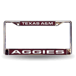 Texas A&M Aggies Red Laser Chrome Frame