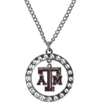 Texas A&M Aggies Rhinestone Hoop Necklaces