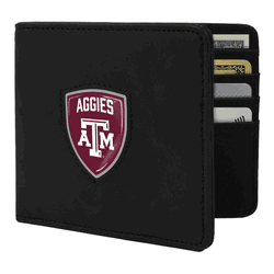 Texas A&M Aggies Shield Wallet - Black