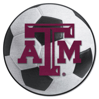 Texas A&M Aggies Soccer Ball Rug - 27in. Diameter