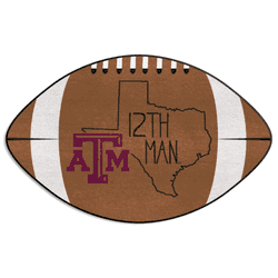 Texas A&M Aggies Southern Style Football Rug - 20.5in. x 32.5in.