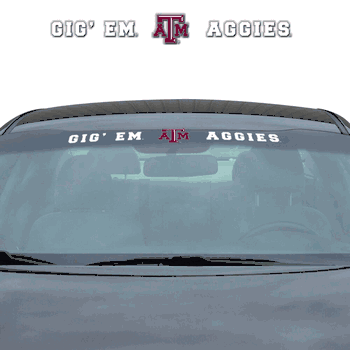 Texas A&M Aggies Sun Stripe Windshield Decal 3.25 in. x 34 in.