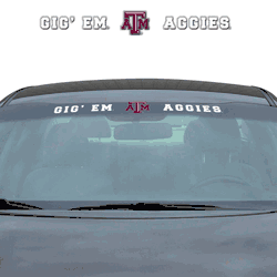 Texas A&M Aggies Sun Stripe Windshield Decal 3.25 in. x 34 in.