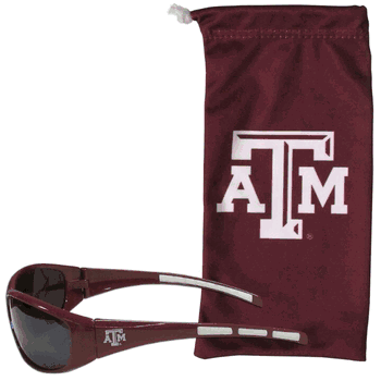 Texas A&M Aggies Sunglass and Bag Set