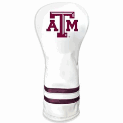 Texas A&M Aggies Vintage Fairway Headcover (White)