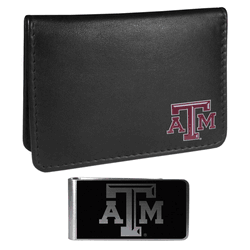 Texas A&M Aggies Weekend Bi-fold Wallet & Black Money Clip