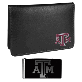Texas A&M Aggies Weekend Bi-fold Wallet & Black Money Clip