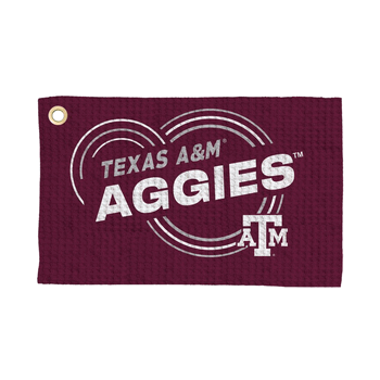 Texas A&M University Aggies NCAA Droplets Waffle Fan Towel 16x25 inches