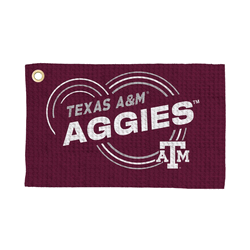 Texas A&M University Aggies NCAA Droplets Waffle Fan Towel 16x25 inches