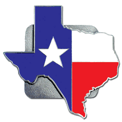 Texas Border Flag Hitch Cover
