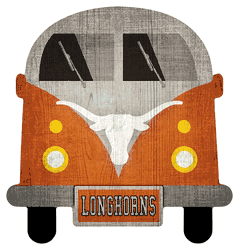 Texas Longhorns 12" Team Bus Sign