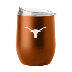 Texas Longhorns 16oz Flipside Powder Coat Curved Beverage